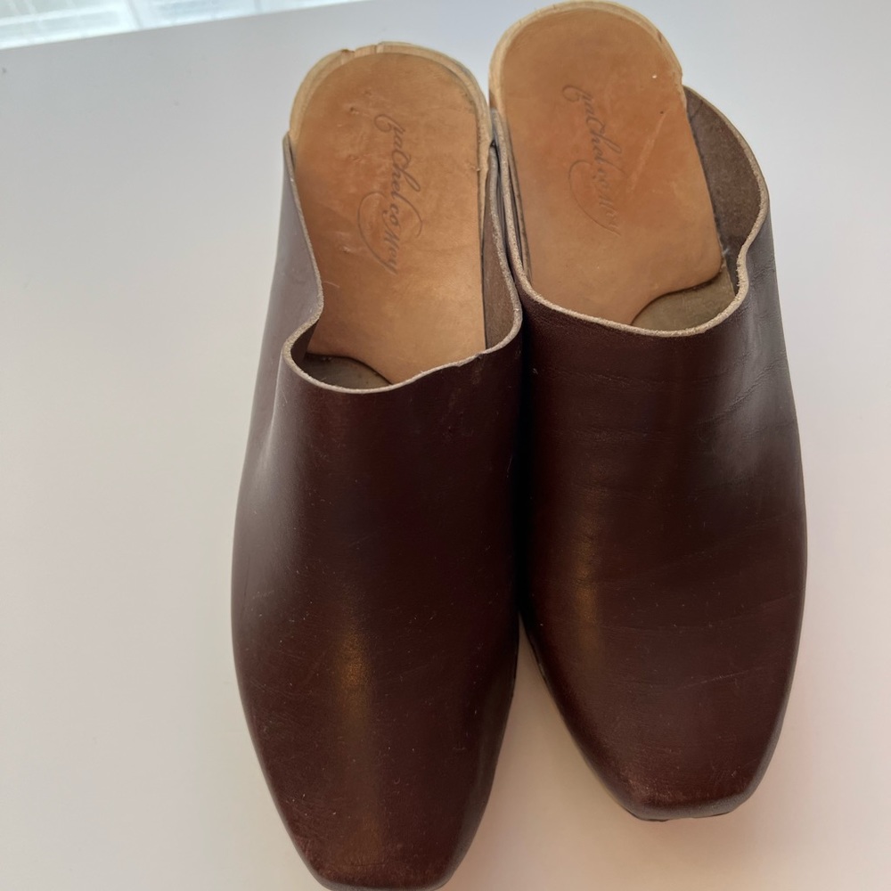 Red wine leather Swedish shoes